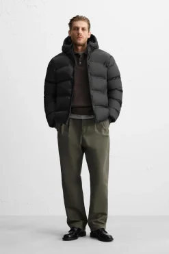 Fashion CAZADORA ACOLCHADA CAPUCHA Hombre Plumíferos