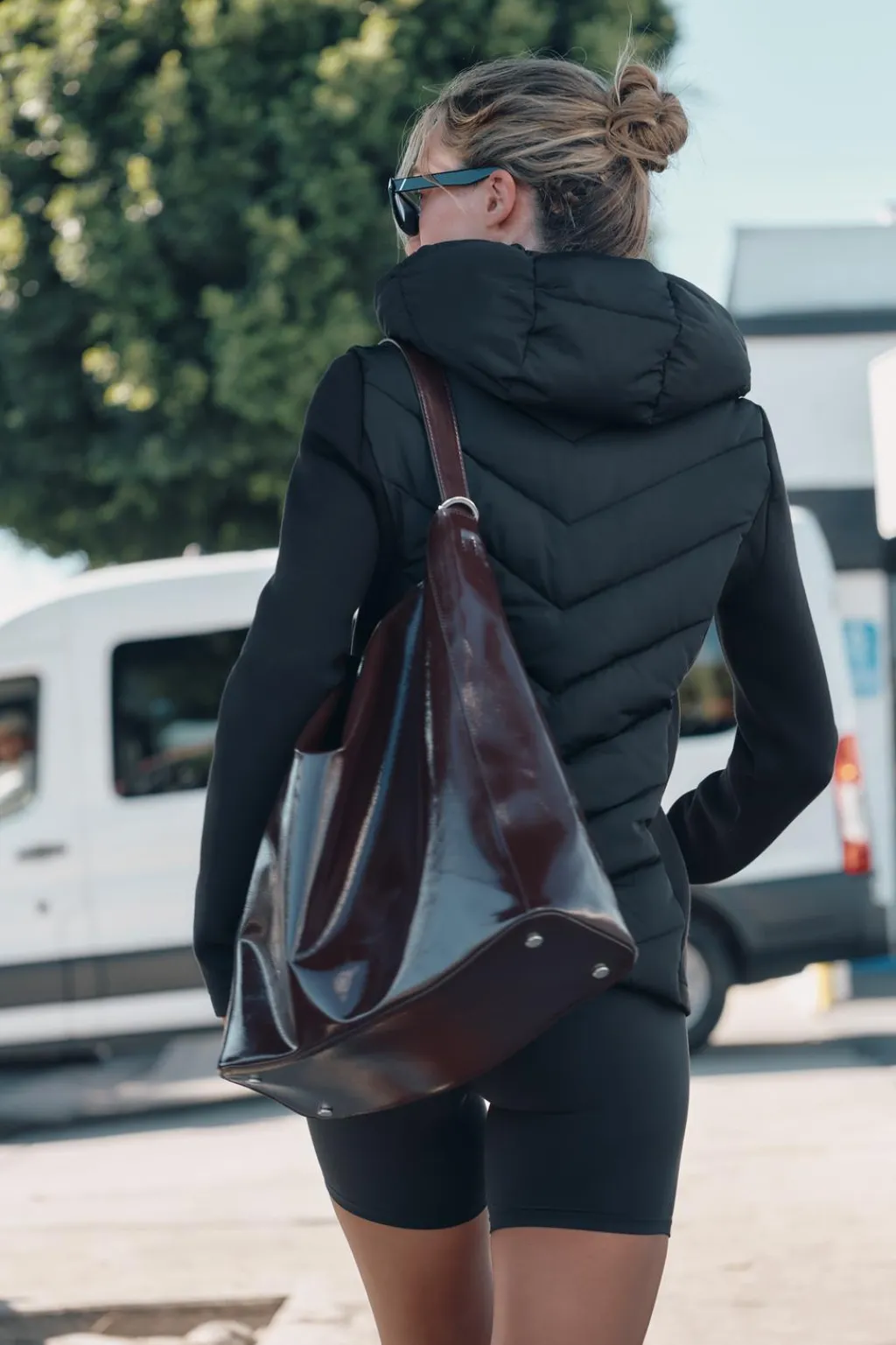 Fashion CAZADORA ACOLCHADA COMBINADA Mujer Chaquetas / Cazadoras