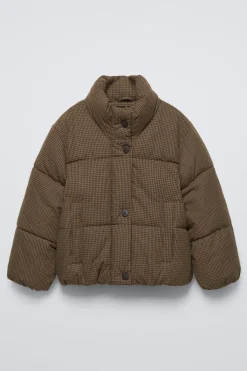 Niños ZARA 6 - 14 Años·Abrigos<CAZADORA ACOLCHADA CUADRO VICHY