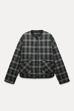 Clearance CAZADORA ACOLCHADA CUADROS Mujer Chaquetas / Cazadoras