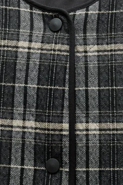 Clearance CAZADORA ACOLCHADA CUADROS Mujer Chaquetas / Cazadoras