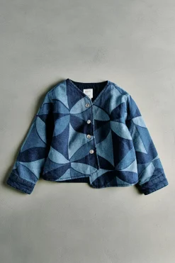 Niños ZARA 6 - 14 Años·Abrigos|6 - 14 Años·Total Look<CAZADORA ACOLCHADA DENIM - SEA NY