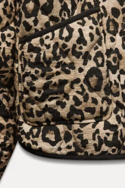 Outlet CAZADORA ACOLCHADA ESTAMPADO ANIMAL Mujer Chaquetas / Cazadoras