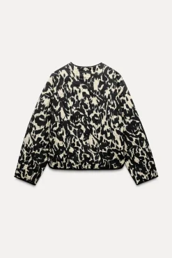 Online CAZADORA ACOLCHADA ESTAMPADO ANIMAL Mujer Chaquetas / Cazadoras