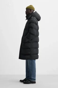 Online CAZADORA ACOLCHADA LARGA Hombre Plumíferos