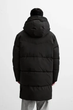 Fashion CAZADORA ACOLCHADA LARGA Hombre Cazadoras|Abrigos / Gabardinas