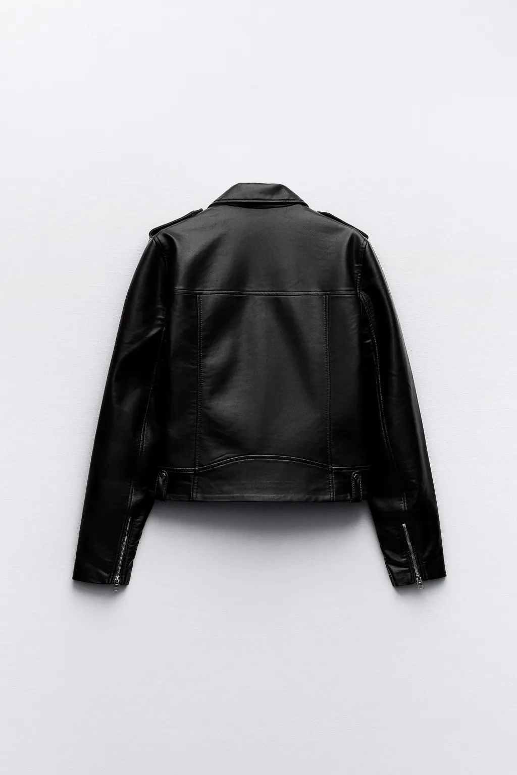 Fashion CAZADORA BIKER EFECTO PIEL Mujer Chaquetas / Cazadoras