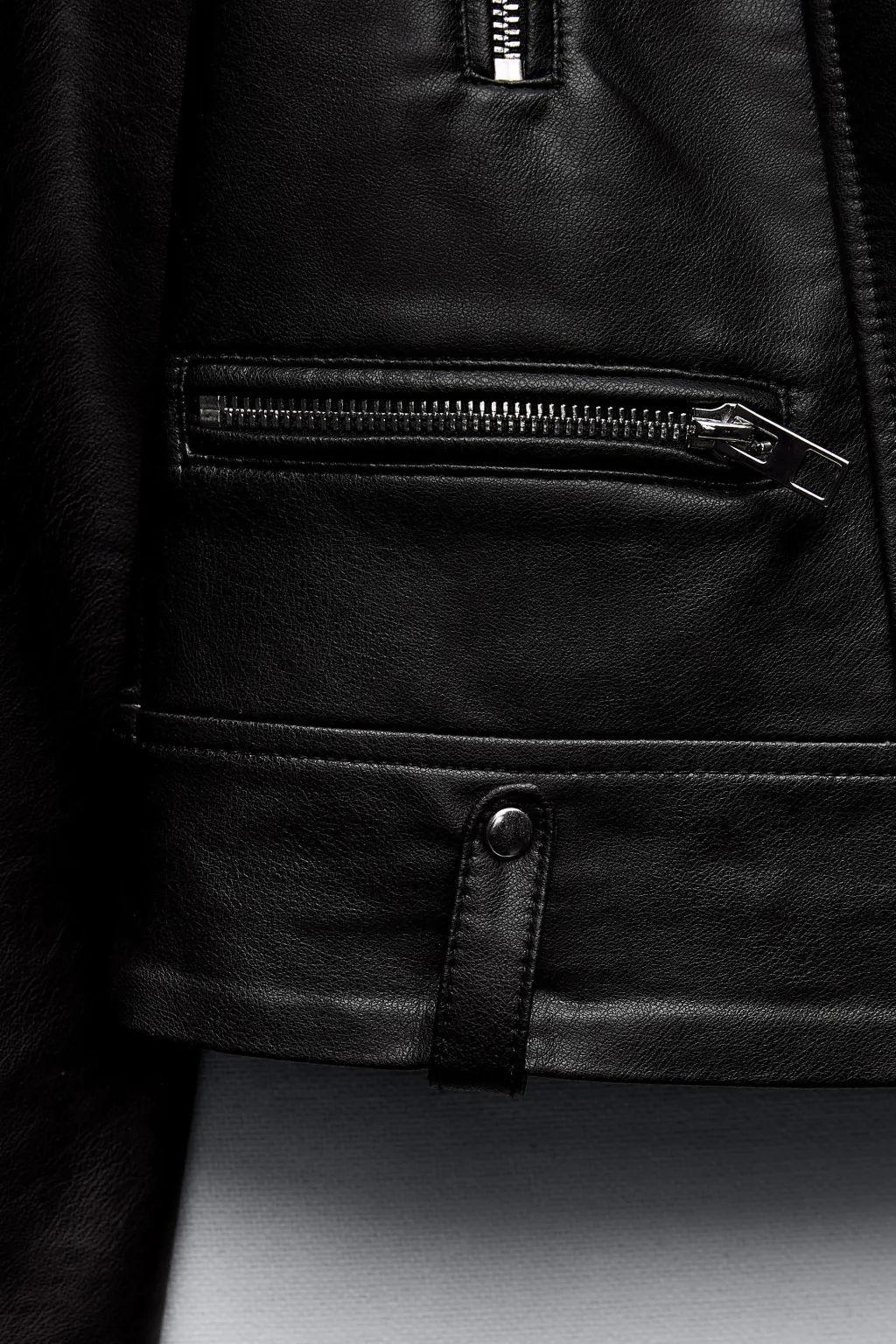 Fashion CAZADORA BIKER EFECTO PIEL Mujer Chaquetas / Cazadoras