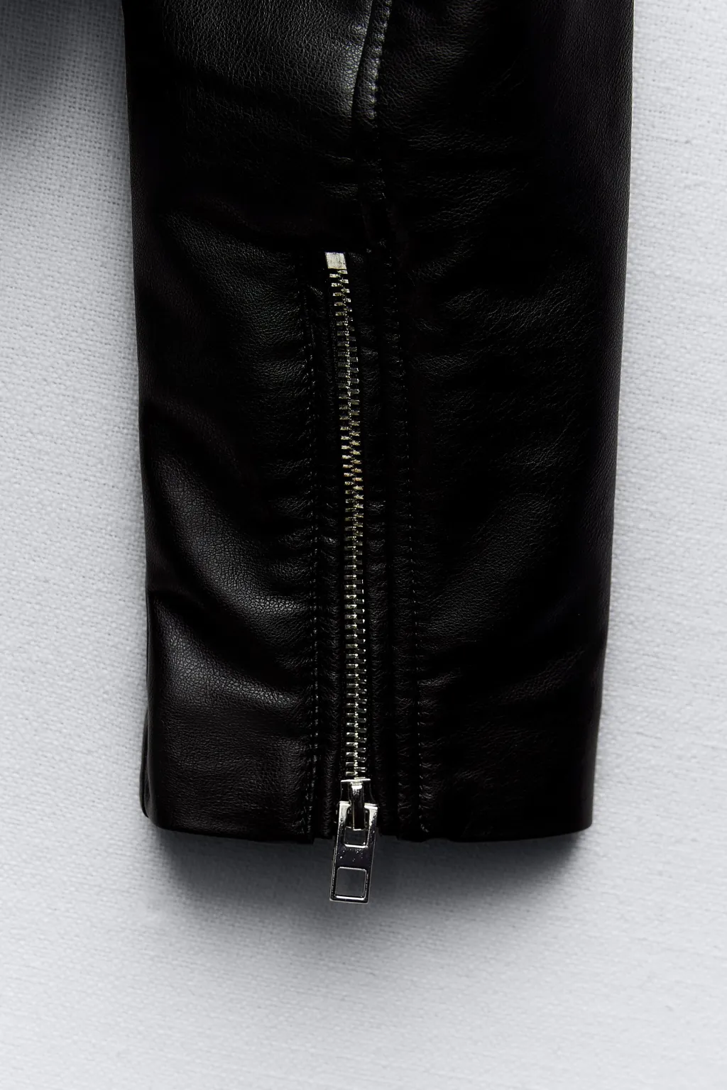 Fashion CAZADORA BIKER EFECTO PIEL Mujer Chaquetas / Cazadoras