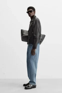 Sale CAZADORA BIKER PIEL Hombre Piel