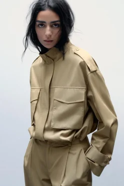 Online CAZADORA BOLSILLOS Mujer Chaquetas / Cazadoras