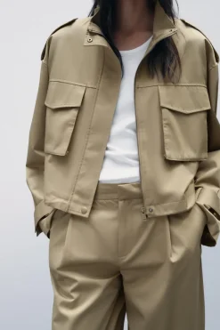 Online CAZADORA BOLSILLOS Mujer Chaquetas / Cazadoras