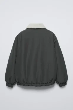 Niños ZARA 6 - 14 Años·Abrigos<CAZADORA BOMBER BORREGUILLO