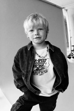 Niños ZARA 1½ - 6 Años·Jeans / Denim|1½ - 6 Años·Total Look<CAZADORA BOMBER DENIM