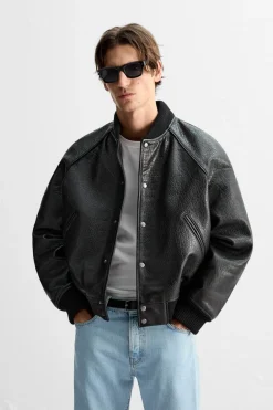 Fashion CAZADORA BOMBER PIEL Hombre Piel