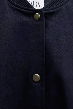 Online CAZADORA BOMBER TEXTURA Mujer Chaquetas / Cazadoras