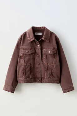 Niños ZARA 6 - 14 Años·Abrigos<CAZADORA BORDADOS