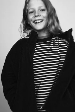 Niños ZARA 6 - 14 Años·Abrigos<CAZADORA BORREGUILLO BORDADO