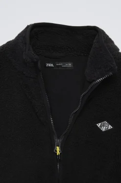 Niños ZARA 6 - 14 Años·Abrigos<CAZADORA BORREGUILLO BORDADO