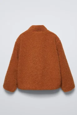 Niños ZARA 6 - 14 Años·Abrigos<CAZADORA BORREGUILLO BORDADO