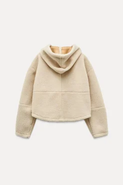 Hot CAZADORA BORREGUILLO CAPUCHA Mujer Chaquetas / Cazadoras