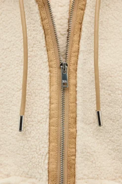 Hot CAZADORA BORREGUILLO CAPUCHA Mujer Chaquetas / Cazadoras