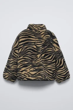 Niños ZARA 6 - 14 Años·Abrigos<CAZADORA BORREGUILLO CEBRA