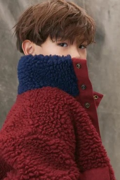 Niños ZARA 6 - 14 Años·Abrigos<CAZADORA BORREGUILLO CONTRASTE LIMITED EDITION