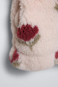 Niños ZARA 1½ - 6 Años·Total Look|6 - 18 Meses·Abrigos / Buzos<CAZADORA BORREGUILLO ESTAMPADO TULIPANES