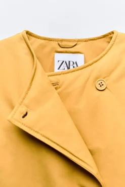 Niños ZARA 6 - 14 Años·Abrigos<CAZADORA CIERRE CRUZADO