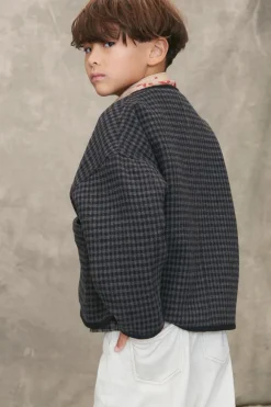 Niños ZARA 6 - 14 Años·Abrigos<CAZADORA CON LANA CUADRO VICHY LIMITED EDITION