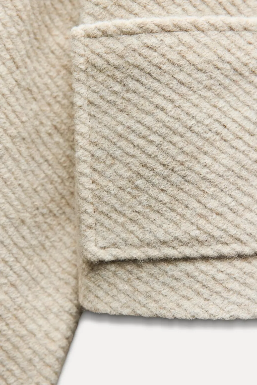 Clearance CAZADORA CORTA CON LANA Mujer Chaquetas / Cazadoras