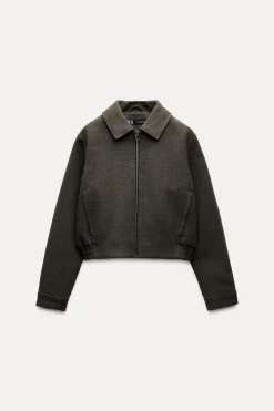 Sale CAZADORA CORTA CREMALLERA Mujer Chaquetas / Cazadoras