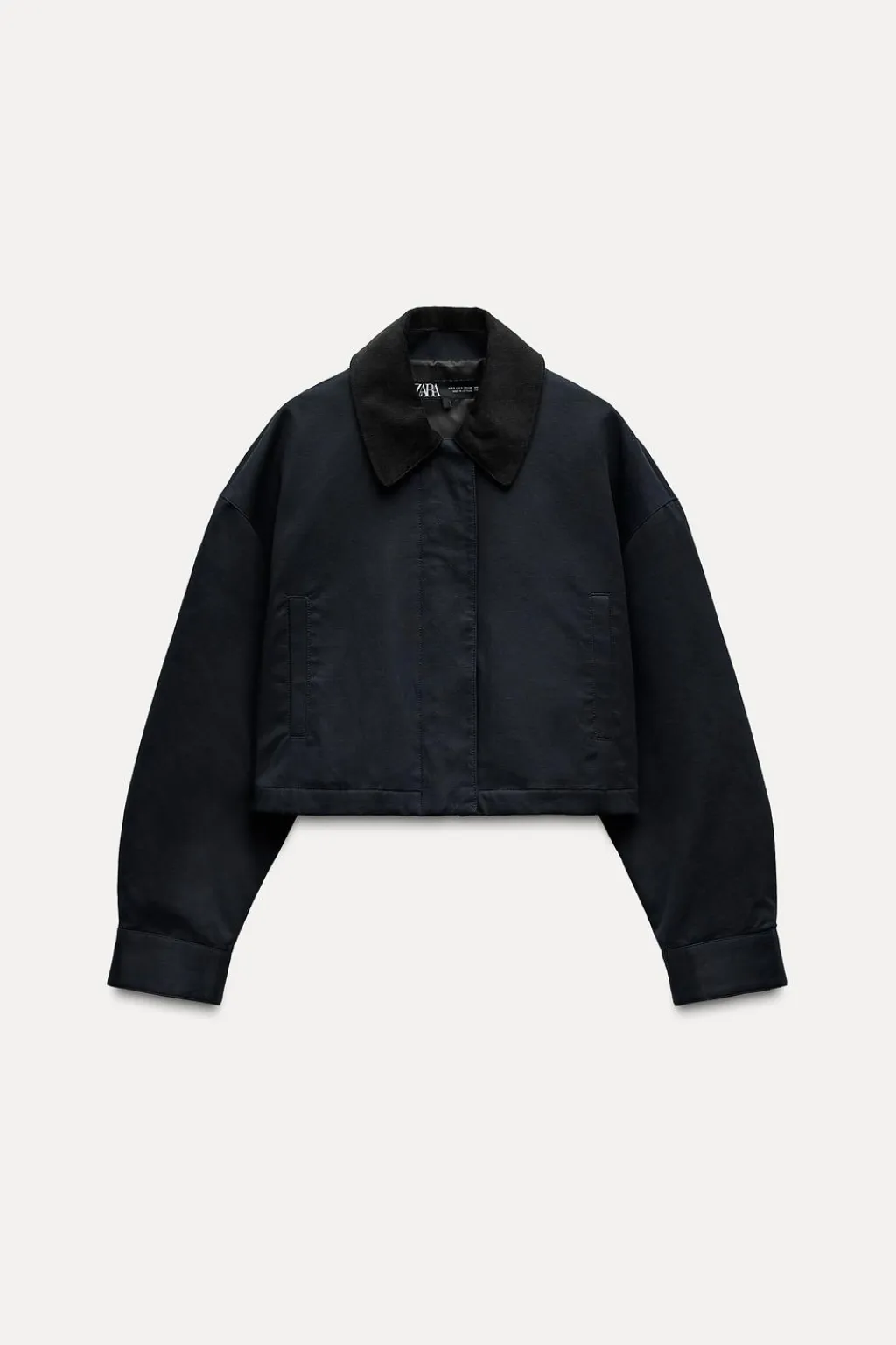 Hot CAZADORA CORTA CUELLO PANA Mujer Chaquetas / Cazadoras