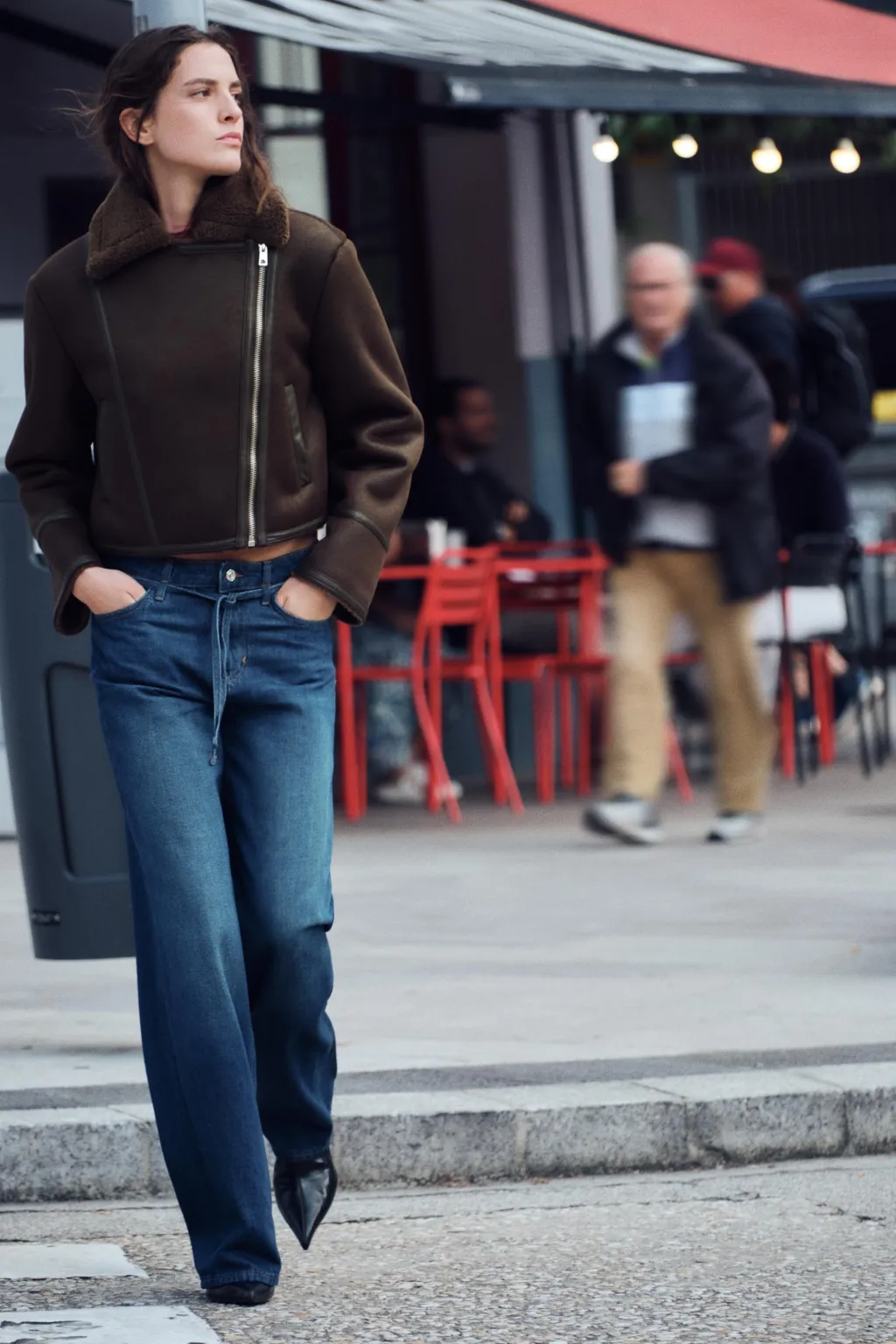 New CAZADORA CORTA DOBLE FAZ Mujer Abrigos / Anoraks|Chaquetas / Cazadoras