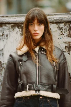 New CAZADORA CORTA DOBLE FAZ Mujer Abrigos / Anoraks|Chaquetas / Cazadoras