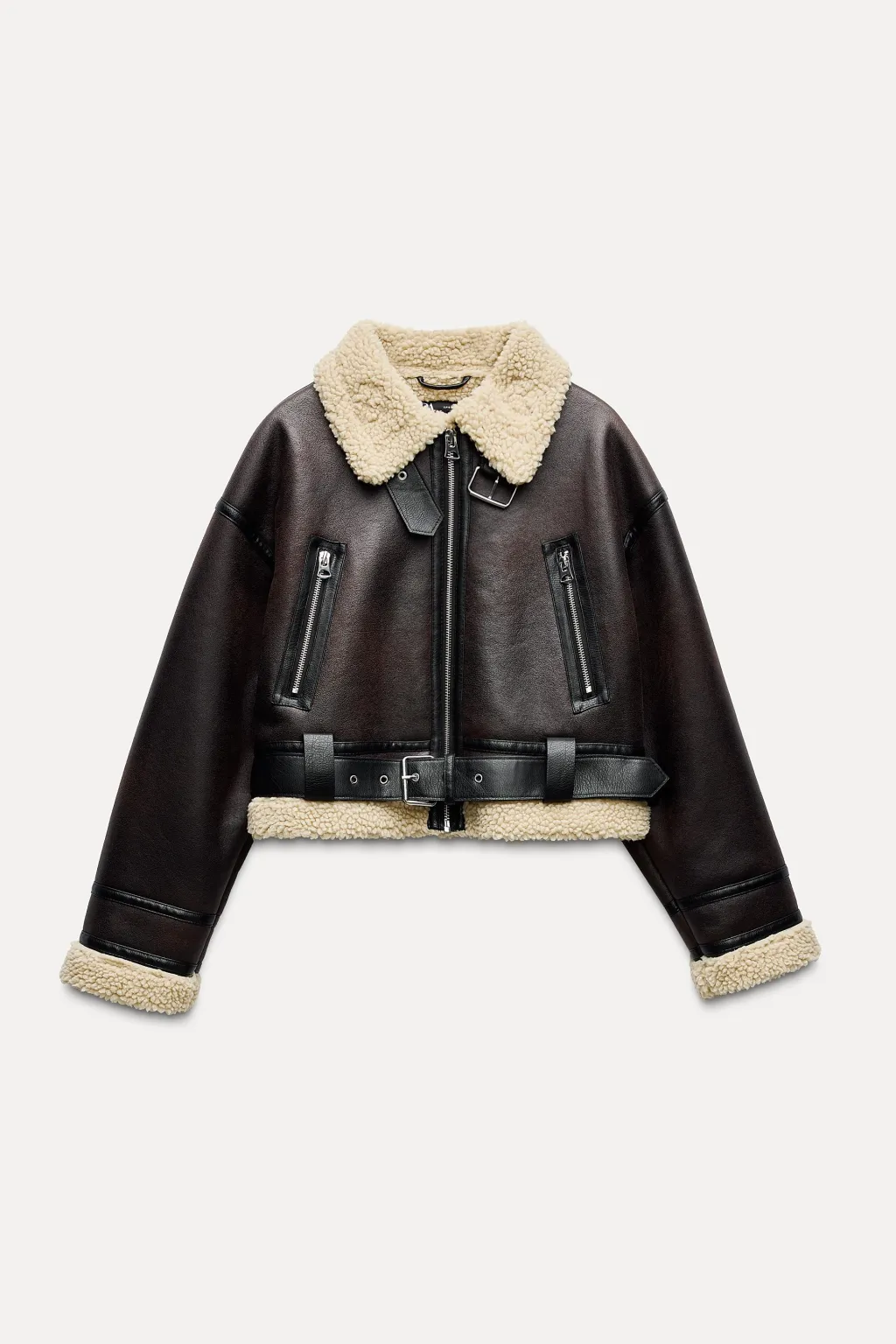 New CAZADORA CORTA DOBLE FAZ Mujer Abrigos / Anoraks|Chaquetas / Cazadoras