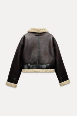 New CAZADORA CORTA DOBLE FAZ Mujer Abrigos / Anoraks|Chaquetas / Cazadoras