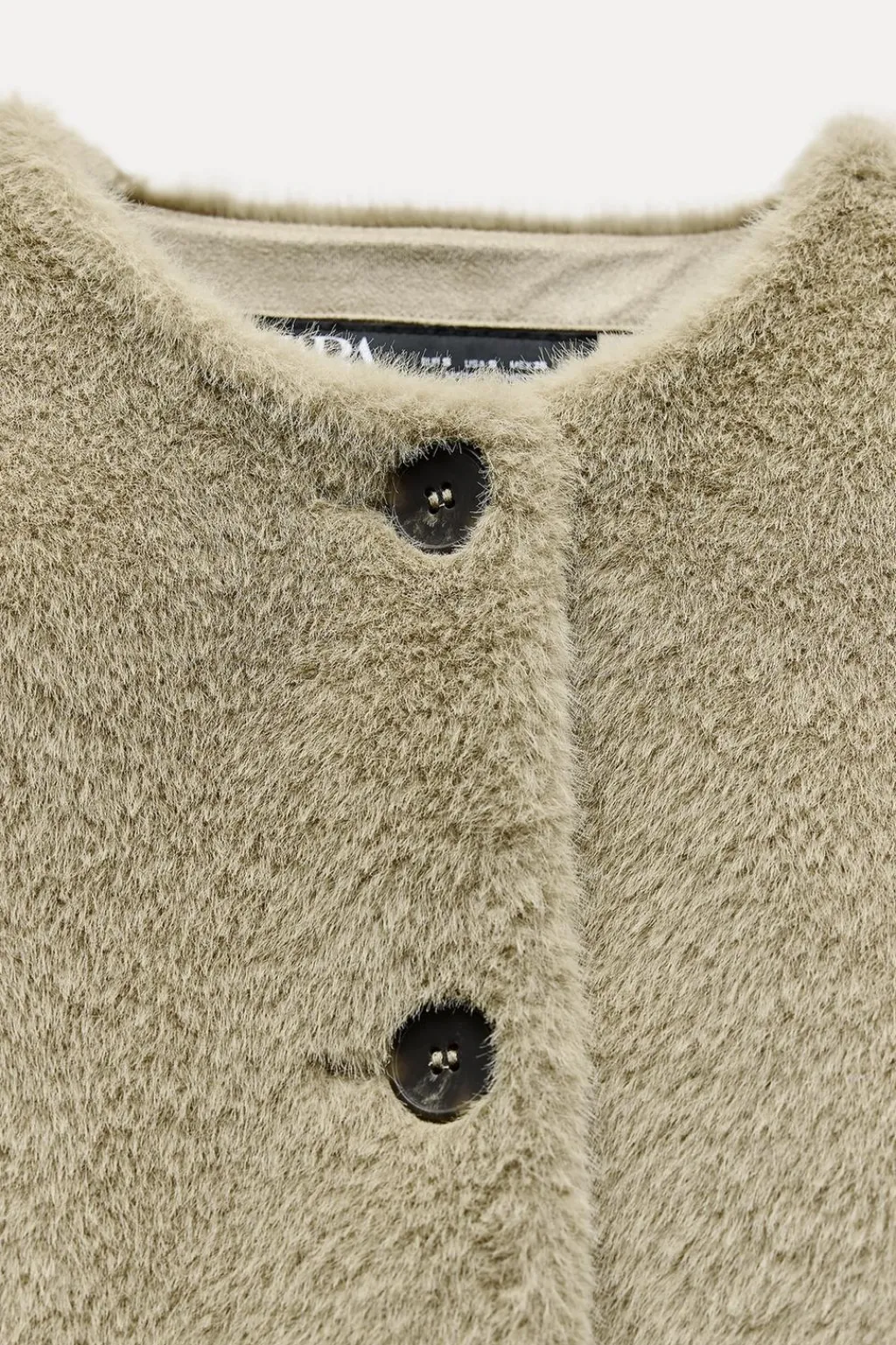 New CAZADORA CORTA EFECTO PELO Mujer Chaquetas / Cazadoras