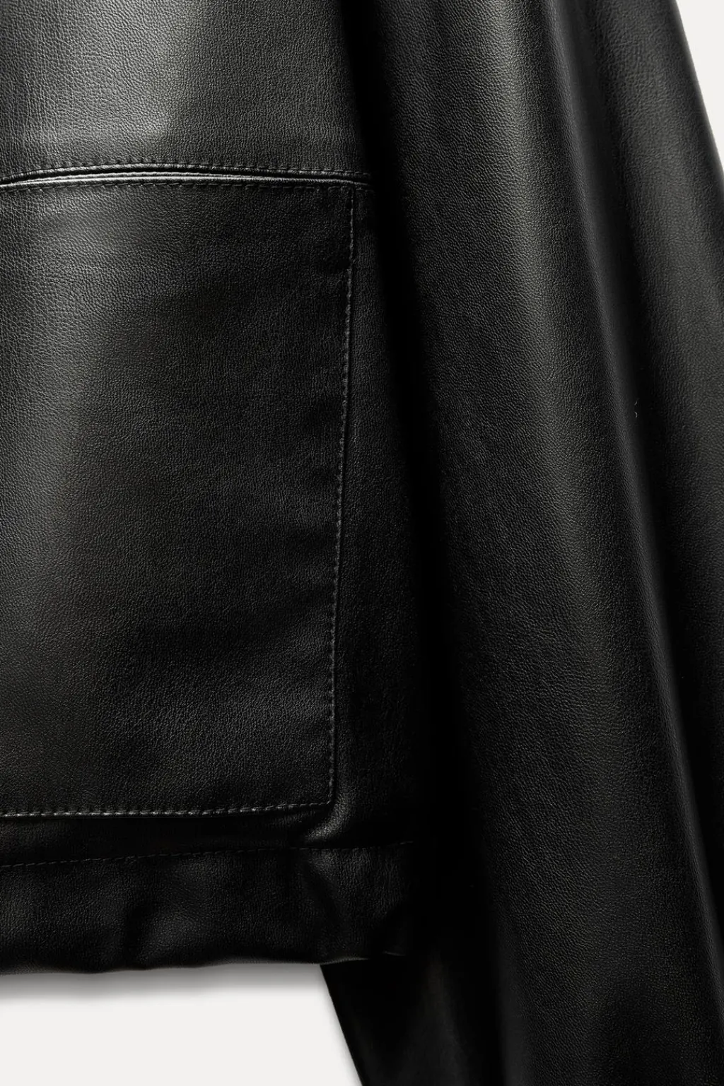 Fashion CAZADORA CROP EFECTO PIEL Mujer Chaquetas / Cazadoras