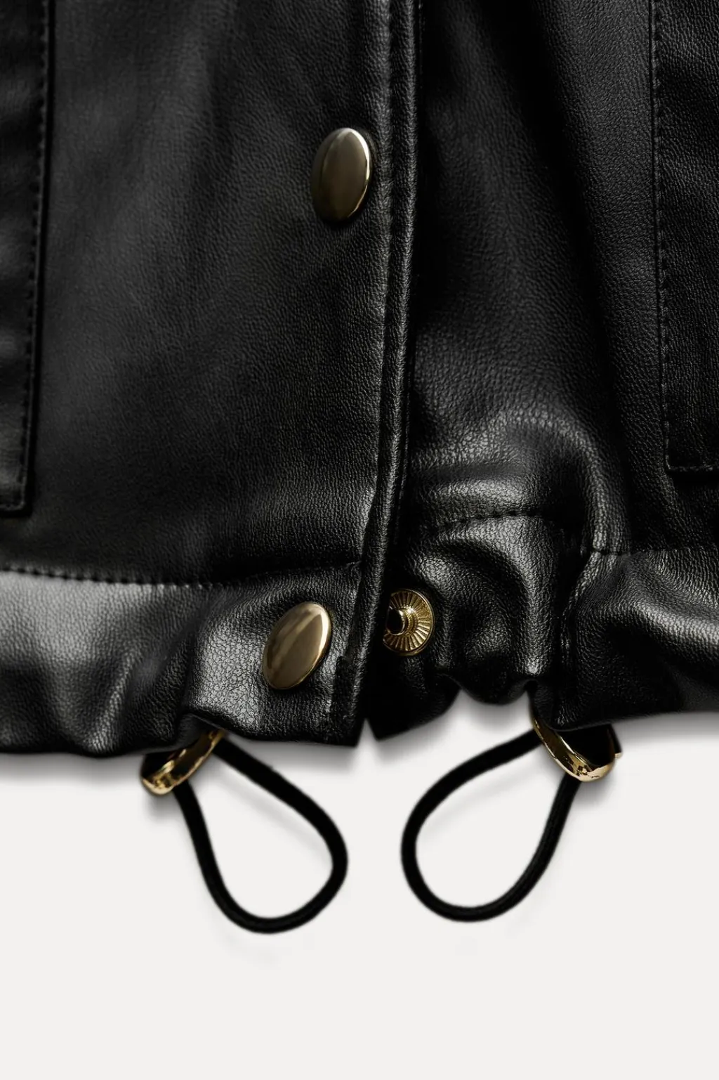 Fashion CAZADORA CROP EFECTO PIEL Mujer Chaquetas / Cazadoras