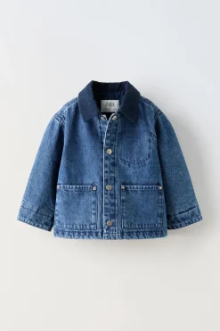 Niños ZARA 1½ - 6 Años·Jeans / Denim|1½ - 6 Años·Abrigos<CAZADORA DENIM ACOLCHADA