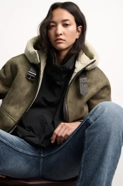 Sale CAZADORA DOBLE FAZ CAPUCHA ZW COLLECTION Mujer Abrigos / Anoraks|Chaquetas / Cazadoras