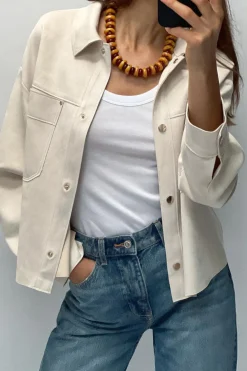 Fashion CAZADORA EFECTO ANTE Mujer Chaquetas / Cazadoras