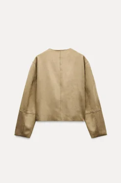 Sale CAZADORA EFECTO ANTE Mujer Chaquetas / Cazadoras