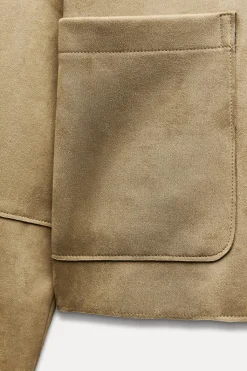 Sale CAZADORA EFECTO ANTE Mujer Chaquetas / Cazadoras