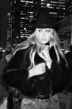 Sale CAZADORA EFECTO PELO Mujer Chaquetas / Cazadoras