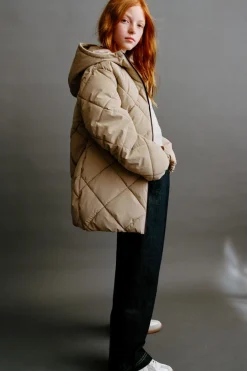 Niños ZARA 6 - 14 Años·Abrigos|6 - 14 Años·Abrigos<CAZADORA LARGA ACOLCHADA