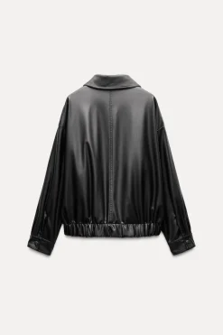 Clearance CAZADORA OVERSIZE EFECTO PIEL Mujer Chaquetas / Cazadoras