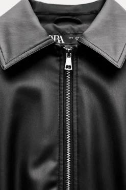 Clearance CAZADORA OVERSIZE EFECTO PIEL Mujer Chaquetas / Cazadoras